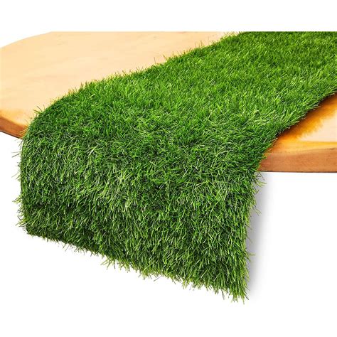 fake grass table cloth 6 ft|Amazon.com: Faux Grass Table Runner.